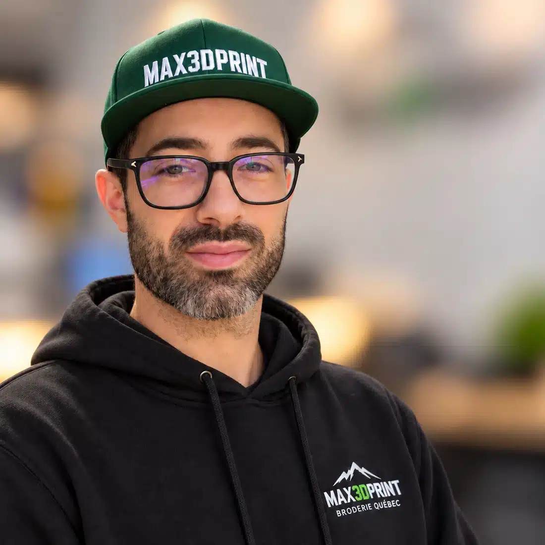 Portrait de Maxime Audet, fondateur de MAX3DPRINT
